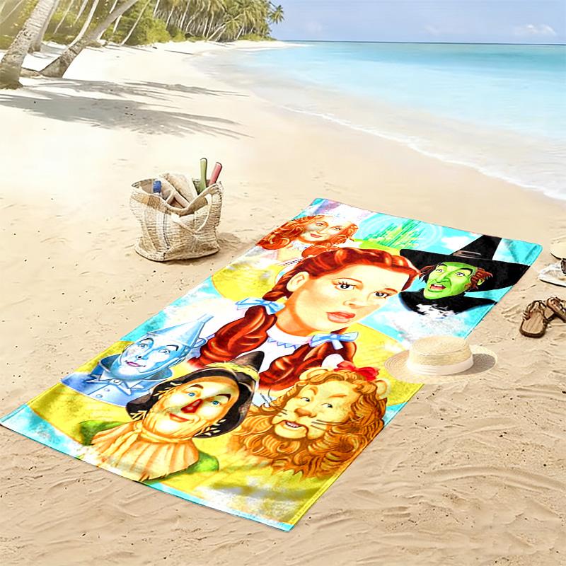 Fantasy Magic Adventure beach towel beach Portable for travel seaside quick-drying swim towel swim Comfort Fashion printing beach