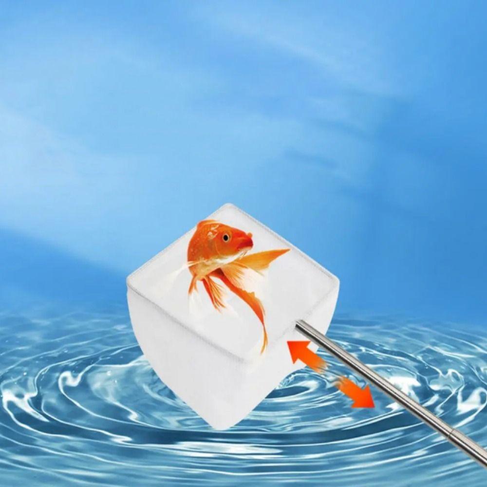 Stainless Steel Fish Tank Fish Nets Telescopic Shrimp Net Portable Goldfish Net  Cleaning