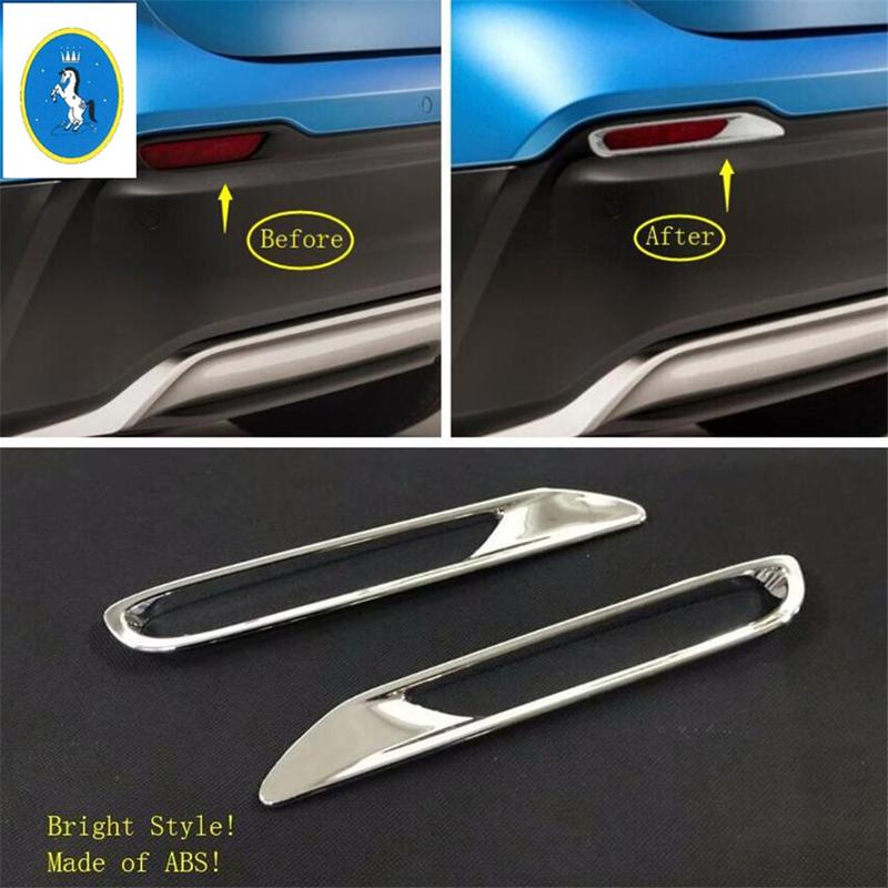 Auto Tail Rear Fog Lights Lamp Frame Decor Cover Trim For Nissan Qashqai J11 2018 20119  ABS Accessories Exterior Refit Kit