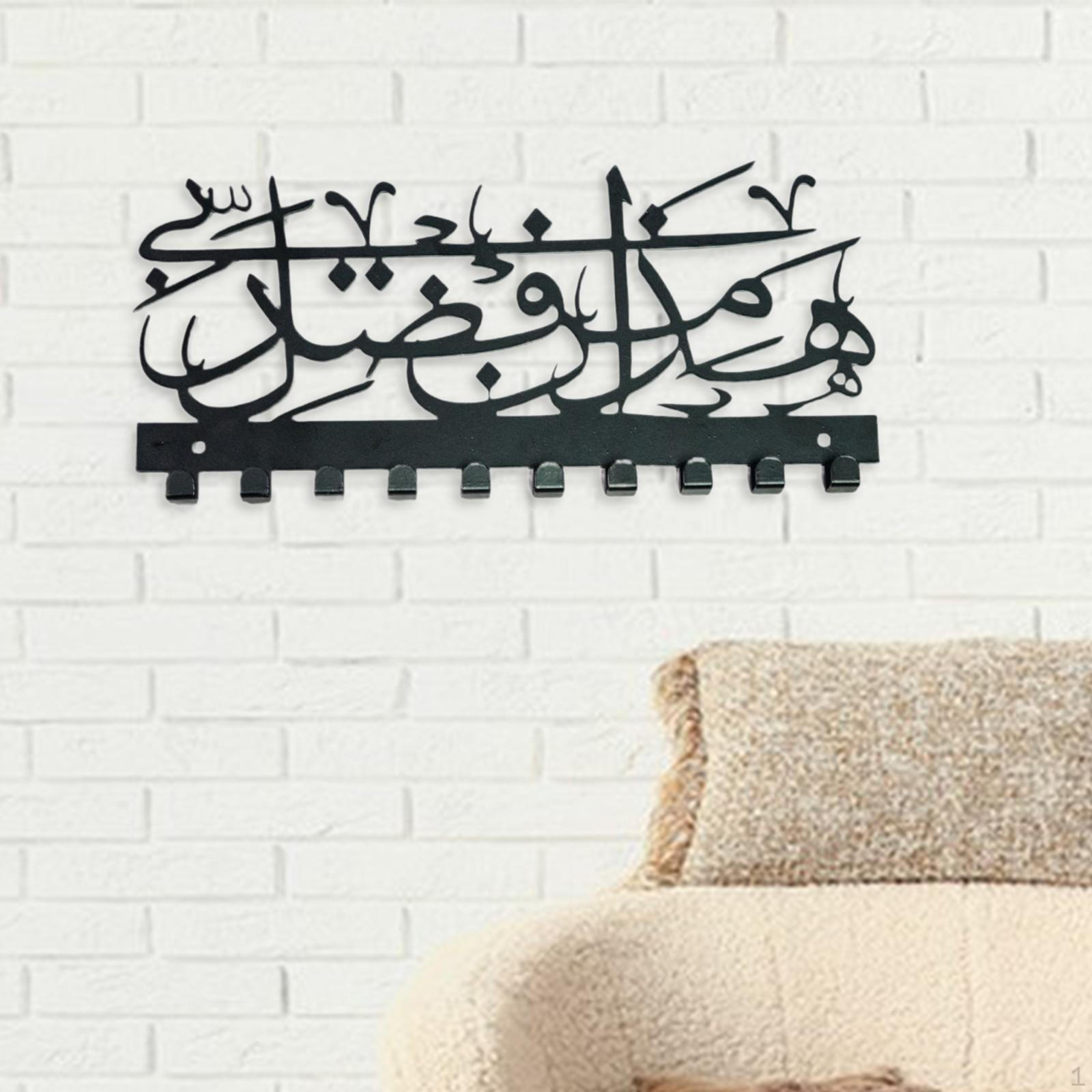 

Держатель для ключей настенный декоративный держатель для органайзера крючки для фермерского дома чёрный