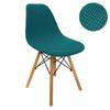Dining Room Shell Chair Cover Home Jacquard Spandex Chair Seat Covers