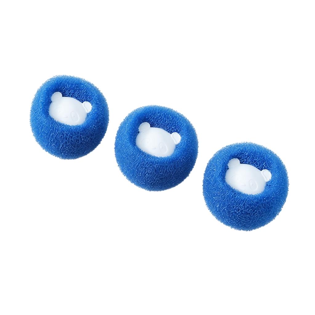 Laundry Sponge Balls for Washing Machine Cleaning Lint Removal Hair Catcher Anti-Tangle Sponge Balls for Clothes Washing