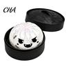 Dumpling Squeeze Toy Halloween Stress Relief with Steamer, Glitter Ball Fidget Steamer Toy, Anxiety Relieving Steamed Bun for Holiday Gift Soft Balls