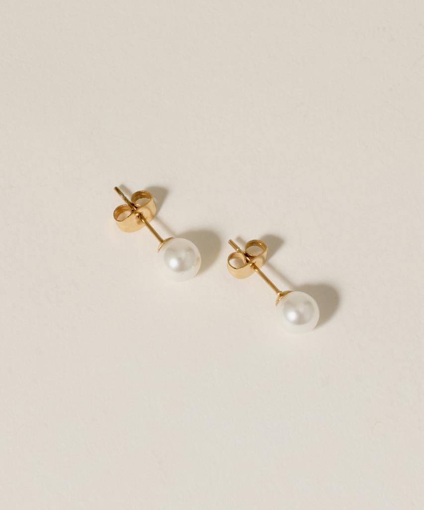 Novice Tokyo Pearl Stud Pierce [Stainless] / Gold