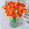 Mini PU Calla Lily Decoration for Weddings and Home Ornaments - Photography Prop Fake Flowers
