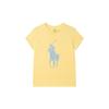 Logo Jersey Short Sleeve SS22 T Shirt Women Yellow WMPOKNINCU20463-700
