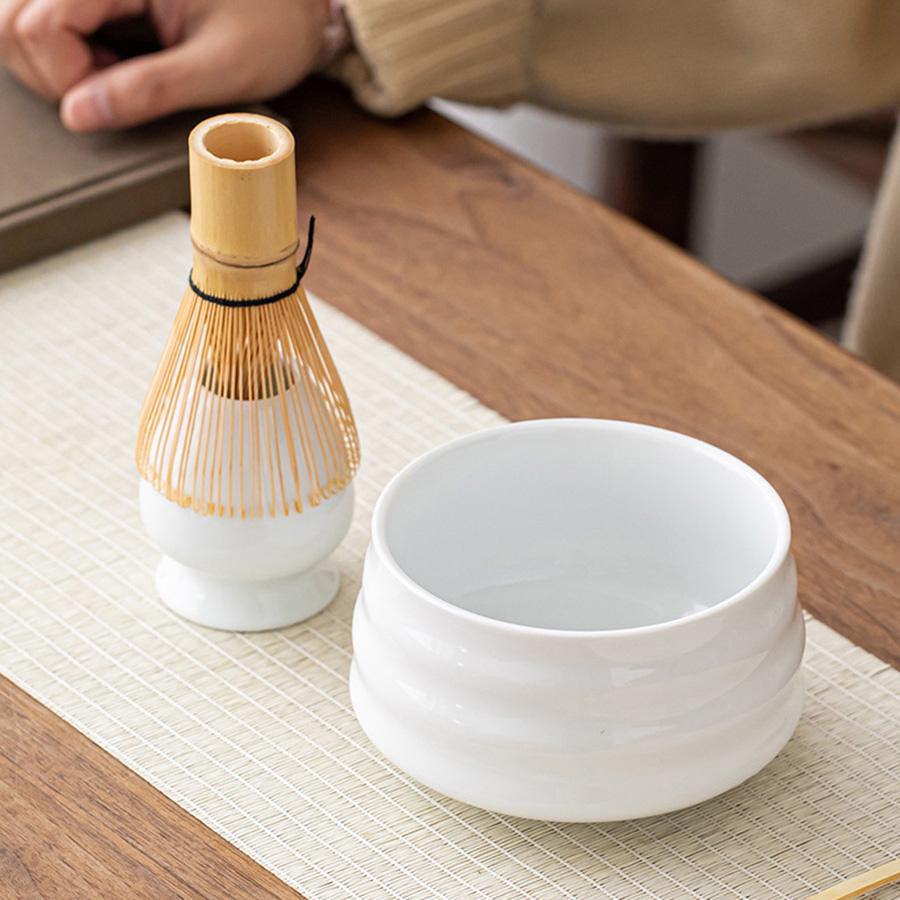 Set Cutie Cadou Ceremonia Ceaiului Japonez, Combinație Perie Matcha Tel de Ceai, Set Instrumente pentru Prepararea Ceaiului Matcha în Stilul Dinastiei Song