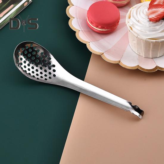 Schaumlöffel, Lebensmittelqualität, glatt, poliert, hitzebeständig, keine Verformung, Filter, Eigelb, Kaviar, Sieb, Löffel, Küchenutensilien, Küchenzubehör