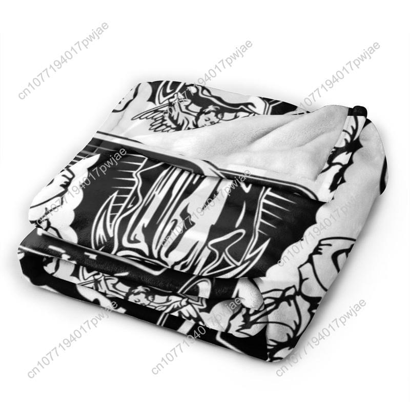 [Warm Flannel Throw Blanket] Soft Flannel Throw Blanket - Warm  Versatile All-Season Gift - Low Rider  Virgin Mary Design With