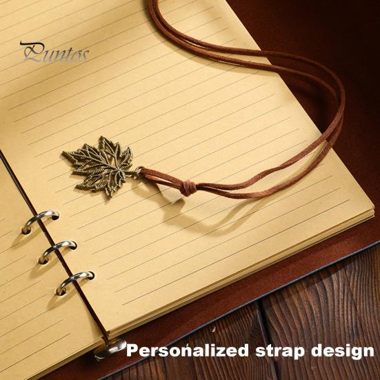 Gravur Kunstleder Rezeptbuch Handgemachtes Tagebuch Notizbuch Wasserfest Ahornblatt Druck Tagebuch Familienkochbücher Jubiläumsgeschenk