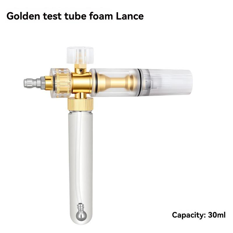 

35ml High Power Foam Spray Pot with 1/4 Quick Connector Adjustable Nozzle for High Pressure Washer - Car Cleaning Tool