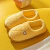 Cotton slippers down couple autumn and winter bag heel cotton slippers indoor cotton shoes home use thickened warm