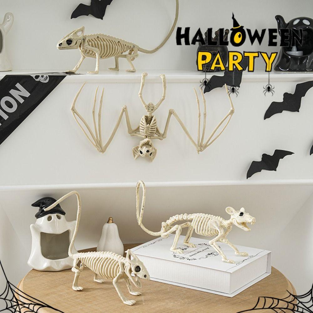 Skeleton Model Halloween Animal Skeleton Bat Mouse Lizard Scorpion Halloween Bats Skeleton   Home