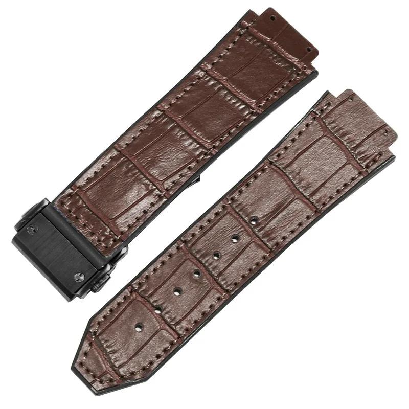 Классический ремешок для часов Hublot Big Bang Series из натуральной кожи — фото 12