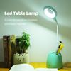Flexo Desk Lamp Led Touch Dimmable Table Lamp With Clamp Book Reading Light Pen Holder For Study Office Lighting USB Charging
