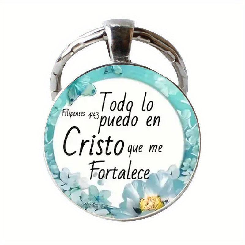 JW Alphabet Er Wird JWORG Zeit Edelstein Schlüsselanhänger JW Schlüsselanhänger Jesus Schlüsselanhänger