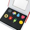 Hot Sale, Pokémon Metal Badge Pokémon Set, Exquisite Box, Gift Pin Brooch