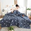 New Printed Quilt Washed Cotton Quilt Spring and Autumn Quilt Summer Cool Quilt Thin Blanket Home Textiles Machine Washable Skin Friendly Bedding