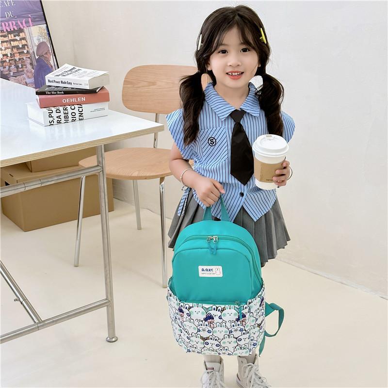 Modern Trendy Kids Cartoon Backpack Breathable Nylon Bag For Boys And Girls