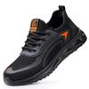 Men's Steel Toe Cap Safety Shoes: Breathable, Anti-Smash, Anti-Puncture, and Wear-Resistant for Cross-Border Labor Protection.
