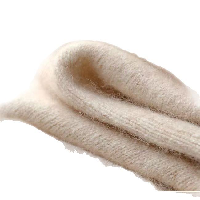 Ordos City Unisex Pure Cashmere Pants - Thick High Waist for Men, Thin Slimming Base for Women