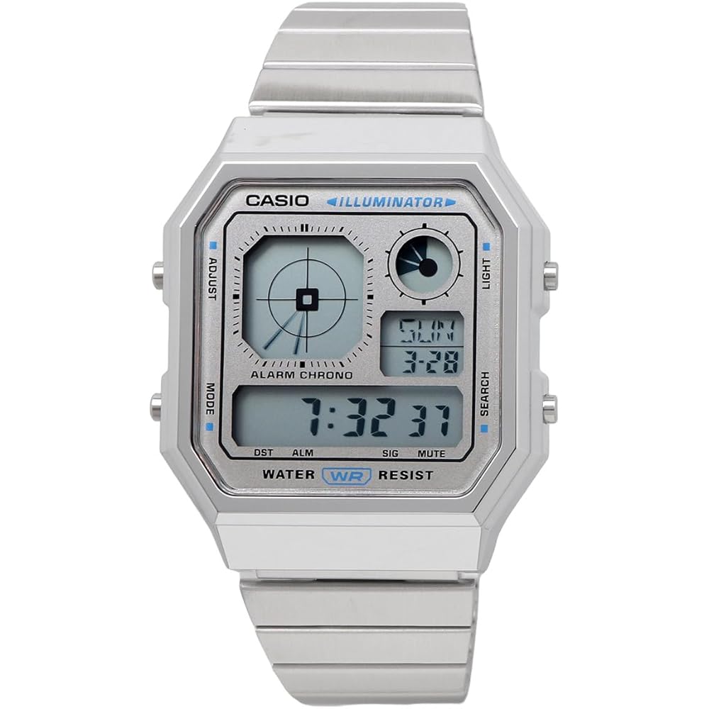 Casio CASIO Standard Digital Wristwatch with Analog Display Vintage Series A130WE-7A Unisex Sil...