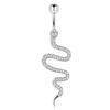 Sexy Belly Navel Piercing Stainless Steel Fashion Snake Belly Ring For Women Body Jewelry
