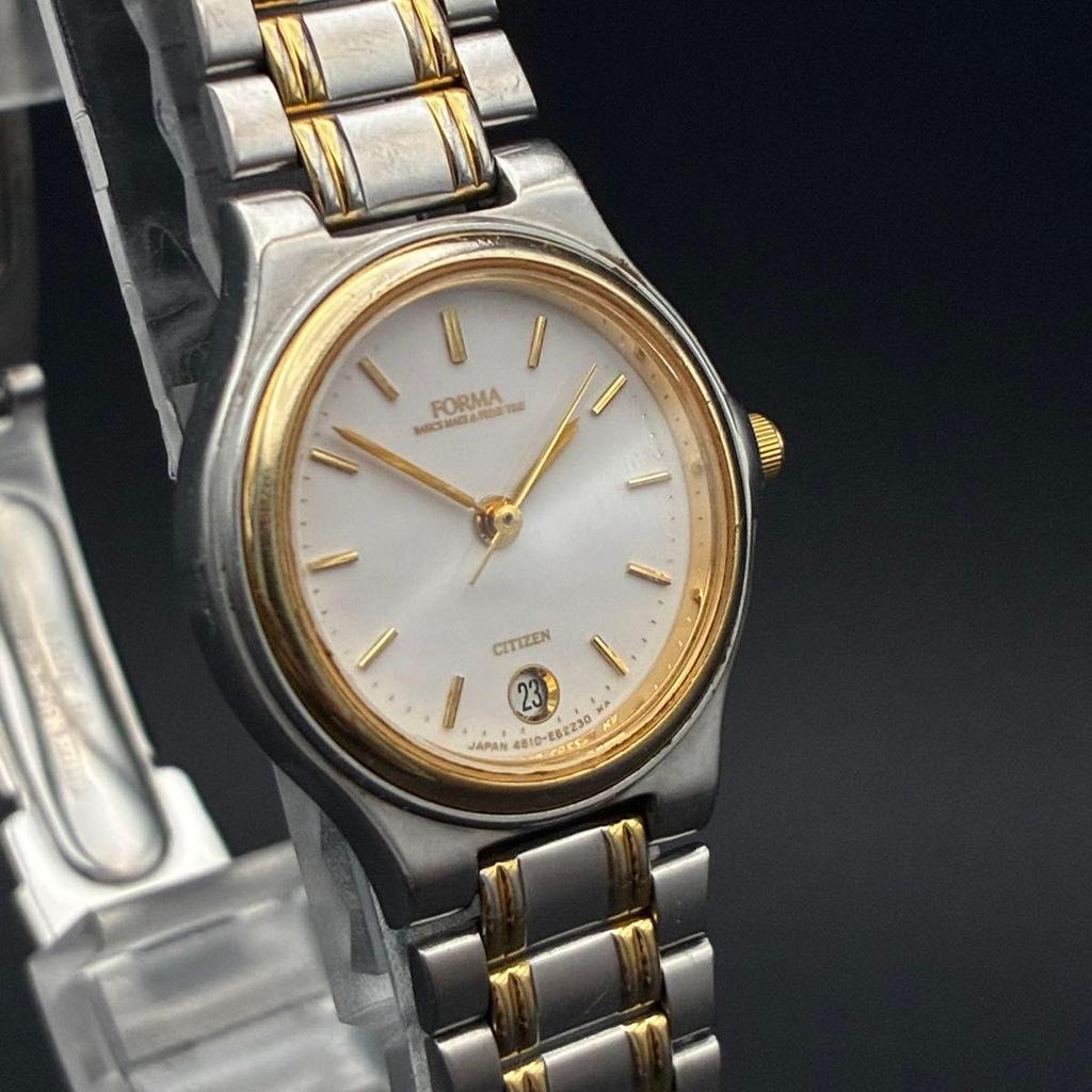 Used [New Battery] CITIZEN FoRMa Combi Date Watch Ladies Citizen Quartz