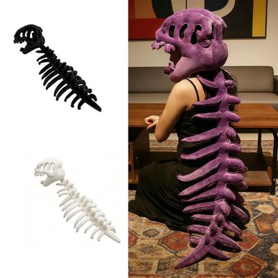 Breathable Dino Head Cover Hat With Funny Skeleton Design Ideal For Costume Fun And Outdoor Activities