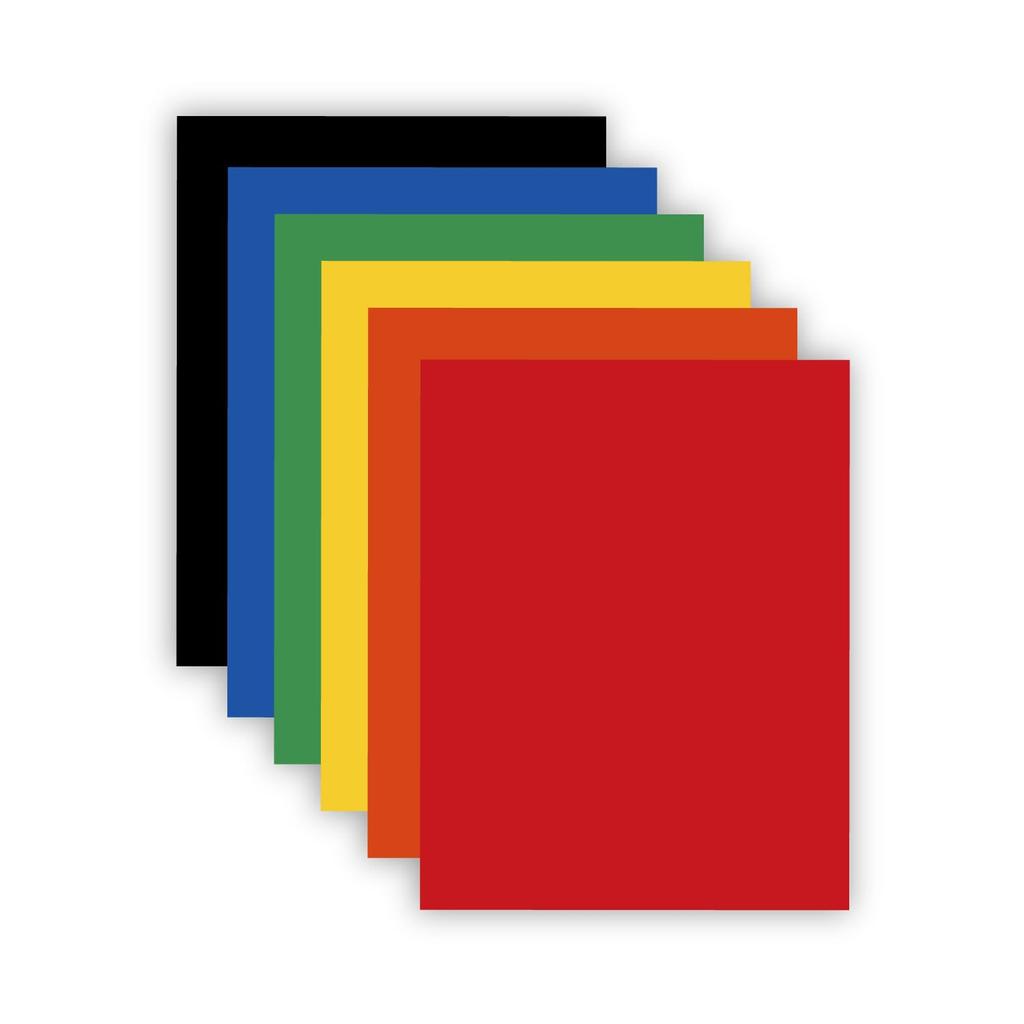 Nihonshikikenjigyo Color Colored Large 45513 Sheets, Tack, Size, 6-Color Set,