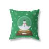 Home Decor Christmas Theme Printed Pattern Polyester Cushion Cover Living Room Sofa Decor Throw Pillow Pillow Cover