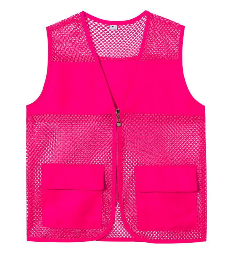 Custom Logo Breathable Mesh Reflective Vest for Public Service & Volunteer Activities