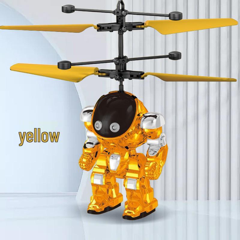Gesture-Controlled Induction Flying Mecha Warrior Robot Toy for Kids