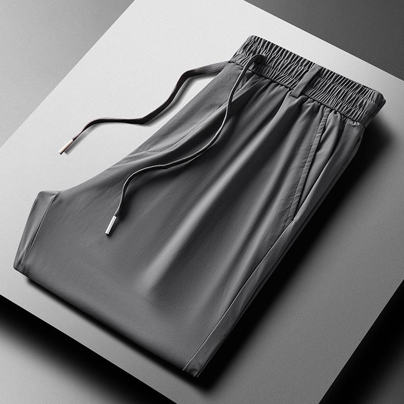 

Чоловічі літні штани великого розміру Stretch Ice Silk Pants Молодіжні повсякденні спортивні штани 6XL