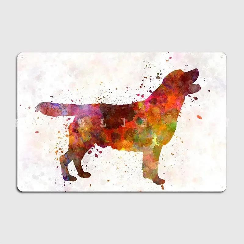 Labrador Retriever Dog Metal Sign Club Party Home Customize Poster Tin Sign Poster