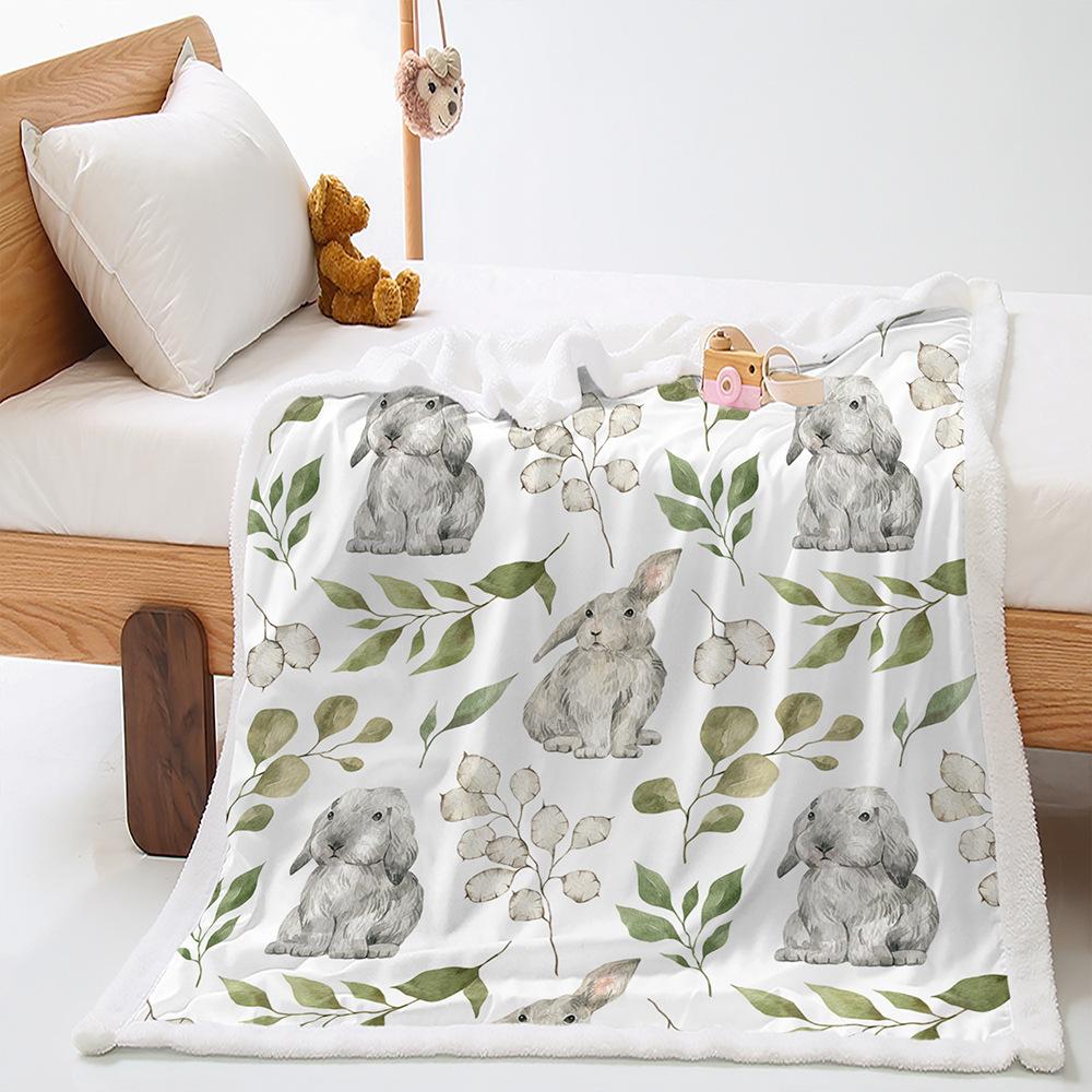 Coperta Animale Coperta Coniglio Pile di Agnello Pile di Cristallo Coperta Universale