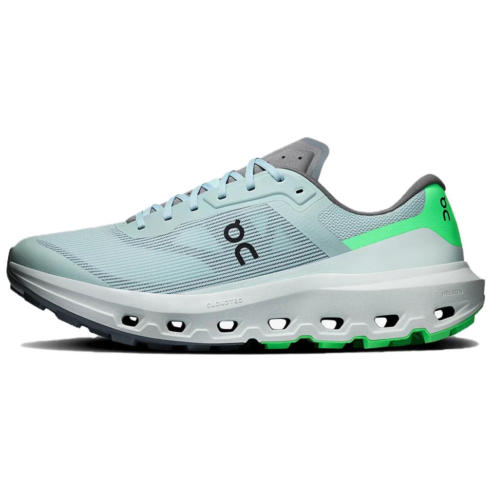 Women's Sneakers On Running On Cloudvista 3 Running Shoes Women's Low Top Gray Green