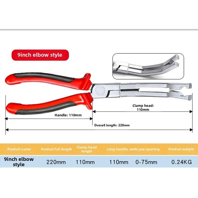 9 Inch Angled And Straight Heater Element Connector Removal Pliers For Sensor Connector Pliers Handheld Maintenance Puller Tools