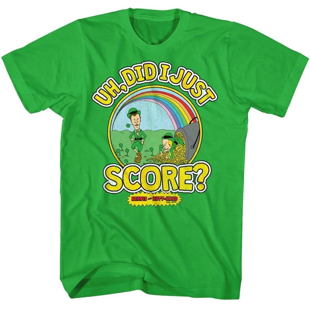 Beavis And Butthead - Getting Jiggy - American Classics - Solid Green Shor 100