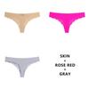3PCS/Lot Seamless Panty Set Underwear T-back Female Comfort Intimates Fashion Ladies Low-Rise Briefs Panties Women Sexy Lingerie