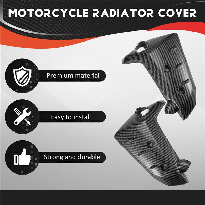 Motorrad Zubehör Wassertank Kühlerabdeckung Verkleidungsteile Kits Für MT-10 FZ-10 MT10 -2024-A87Q