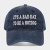 American Retro Fashion Washed Personalized Letter Embroidered Baseball Cap Men's and Women's Street Versatile Casual Cap