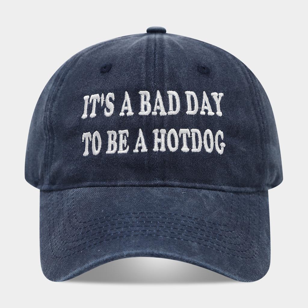 American Retro Fashion Washed Personalized Letter Embroidered Baseball Cap Men's and Women's Street Versatile Casual Cap