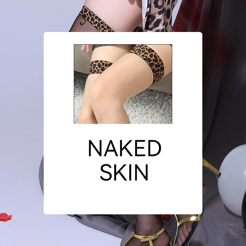 1/2 Pairs Women Summer Thin Sheer Thigh High Leopard Top Stockings Sexy Streetwear Nylon Thigh High Stockings Sheer Party Club