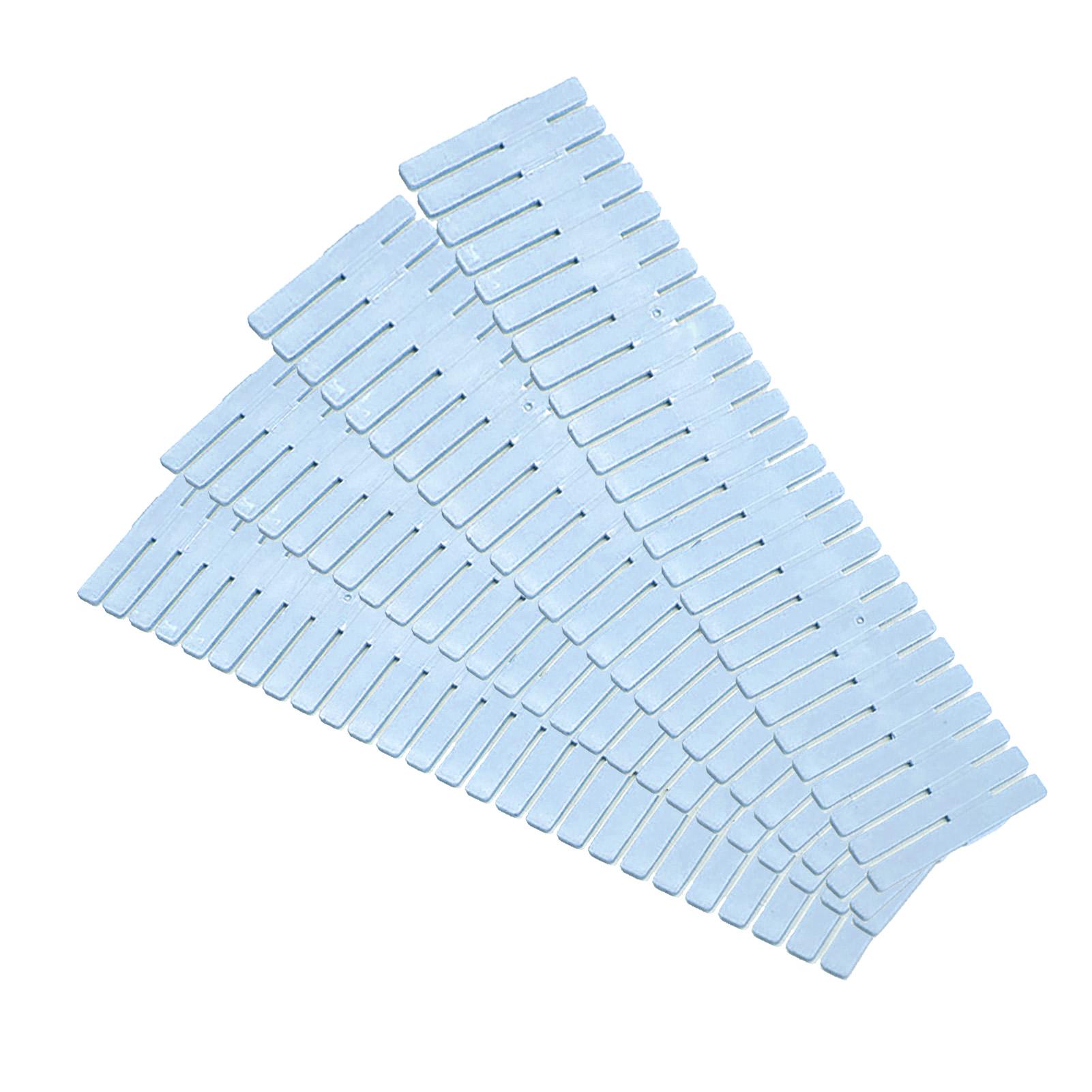 

4 шт. Пластиковые сетчатые разделители для ящиков, самодельный регулируемый органайзер для ящиков для носков и нижнего белья Lengthen 4pcs синий