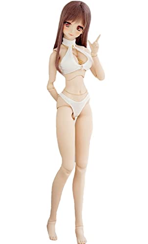 

YR EARTH S369 Doll Outfit Halter Neck Bikini Underwear 1/3 Size BJD DD (White)