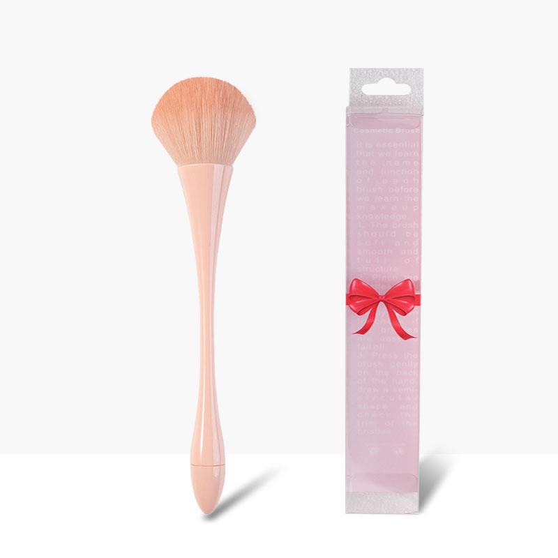 Extra Large Soft Bristle Powder Brush for Nail Dust & Blush with Small Waist Design