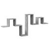 Irregular wavy creative wall shelf for hallway, bedroom, living room, bathroom, decorative display wall shelf, 104.5x10x43 cm