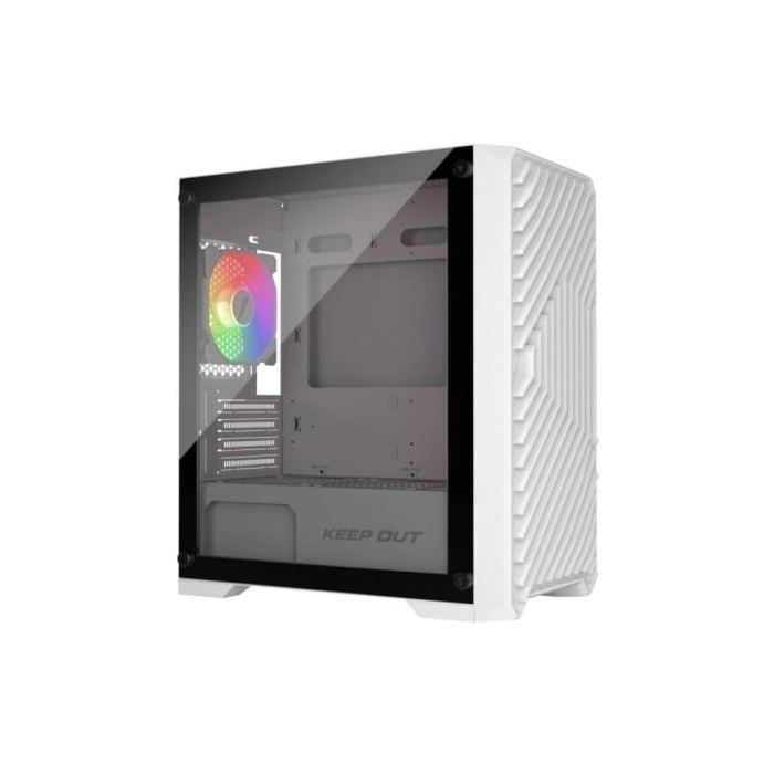 Caja PC Gaming - KEEP OUT - XC-220 - Micro-ATX - ARGB - Verre Templé Blanc
