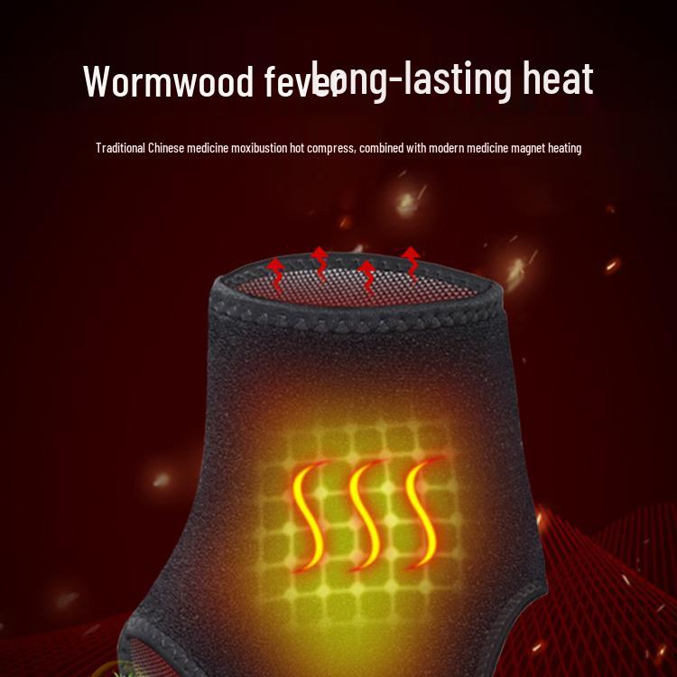Unisex Heated Ankle Support: Warm, Breathable Protector for Sprain, Cold Protection, and Comfort.